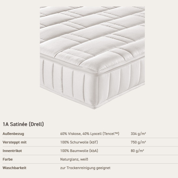 dormiente Natur Pur Seegras Matratze