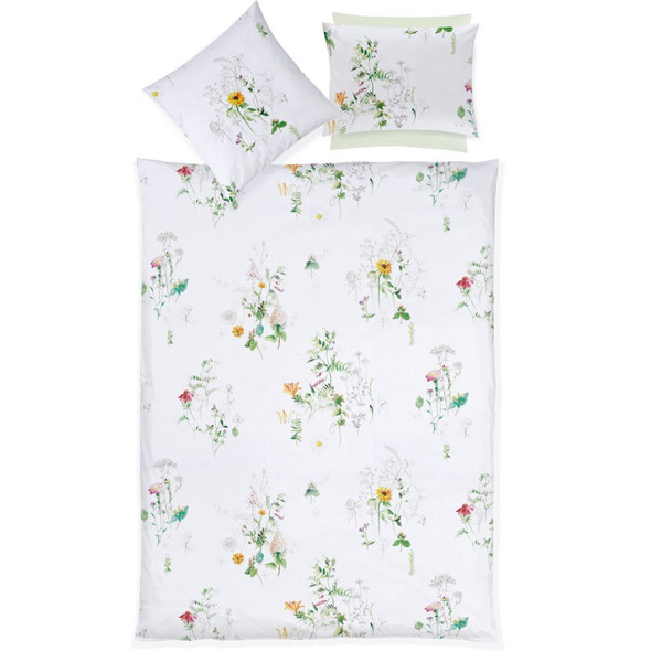 Christian Fischbacher Bettwäsche Feinsatin Nature Stripe