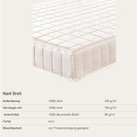 Vorschau: dormiente Natur Pur Seegras Matratze Vorschau: dormiente Natur Pur Seegras Matratze