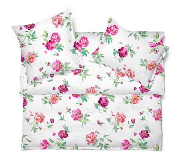 Schlossberg Bettwaesche Marie blanc Satin Noblesse