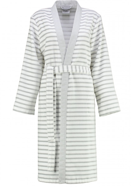 Cawö Damen Bademantel 6595 Kimono silber 110cm