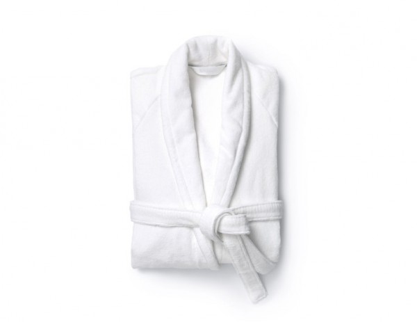 Gr. M Schlossberg Coshmere Damen Bademantel blanc- Sonderpreis