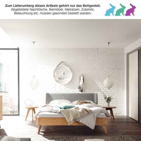 Hasena Oak-bianco Modul 18 Masito Boga Bett
