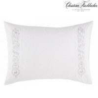 Vorschau: Christian Fischbacher Bettwäsche Alpaufzug weiss Satin Luxury Nights Serie mit Stickerei Vorschau: Christian Fischbacher Bettwäsche Alpaufzug weiss Satin Luxury Nights Serie mit Stickerei