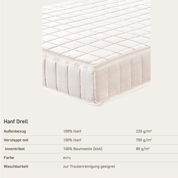 dormiente Natur Pur Seegras Matratze