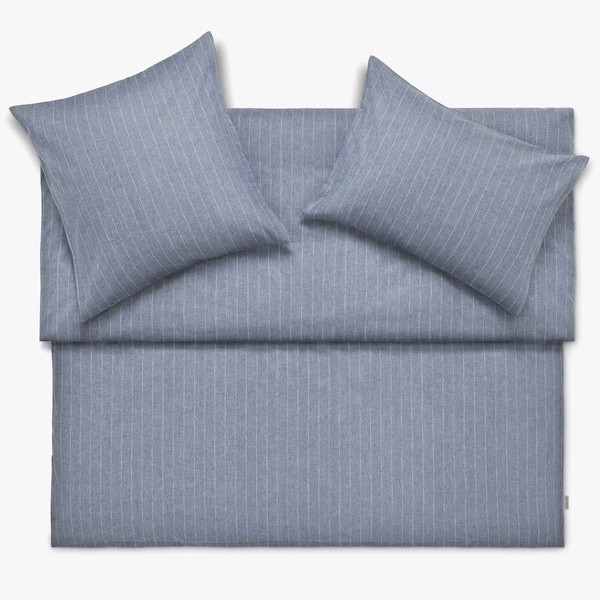 Schlossberg Bettwaesche EMIL bleu Flanell